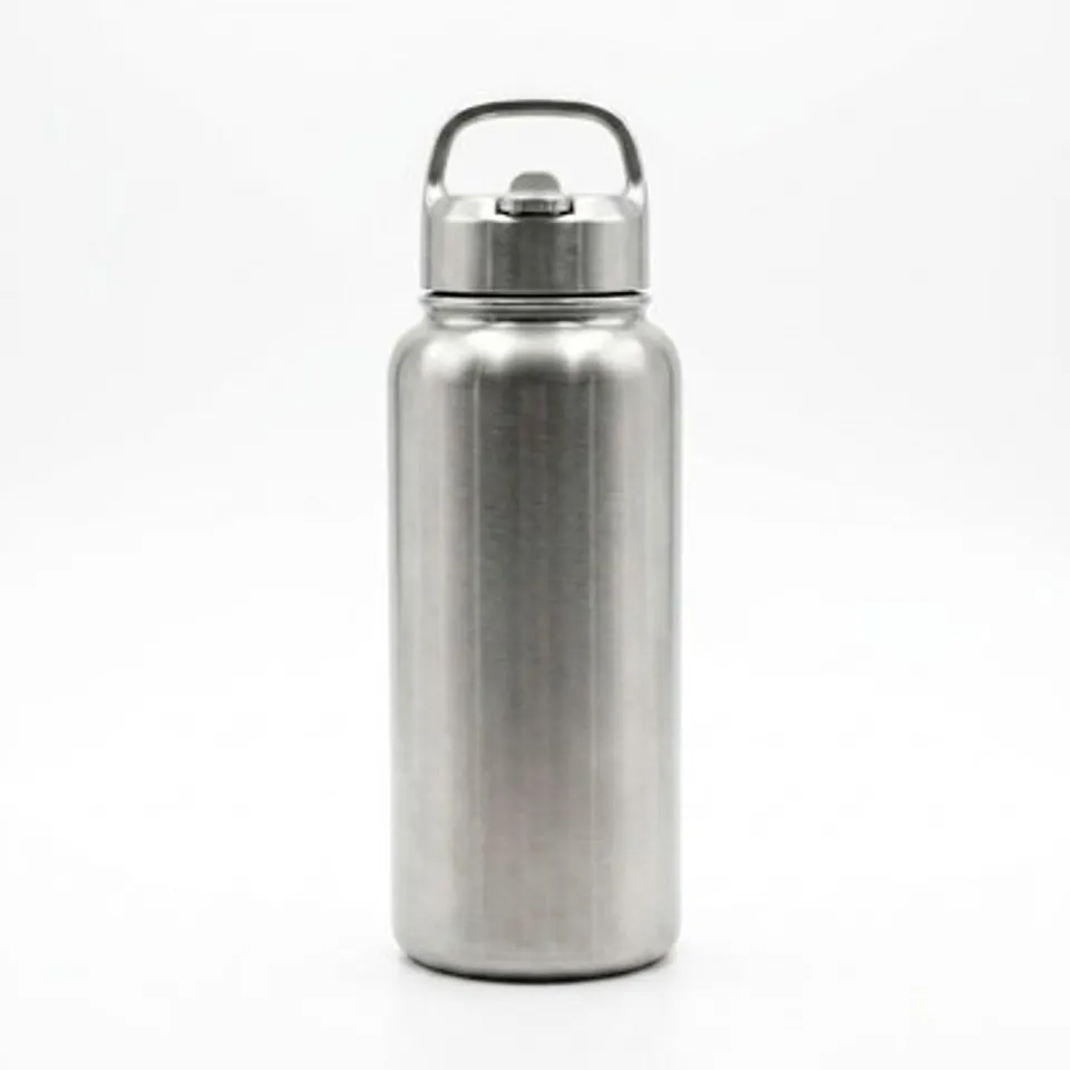 Xani Trinkflasche 600 ml, 22x10.5x9.5 cm, Sportflasche, Edelstahl
