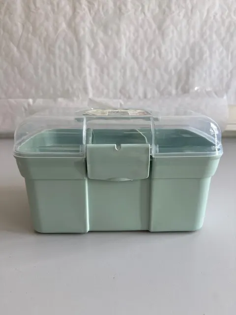 Xani Aufbewahrungsbox Kunststoff 27,5x17x15 cm mit Klappdeckel und Tragegriff – Bild 5