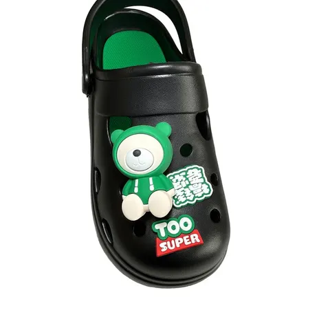 Damen Plateau Clogs EVA Bären-Charms Hausschuhe Gartenschuhe Gr. 36-41 Xani – Bild 23