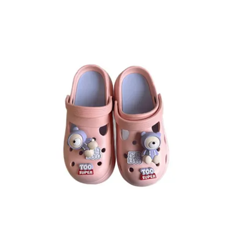 Damen Plateau Clogs EVA Bären-Charms Hausschuhe Gartenschuhe Gr. 36-41 Xani – Bild 5