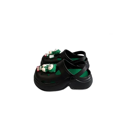 Damen Plateau Clogs EVA Bären-Charms Hausschuhe Gartenschuhe Gr. 36-41 Xani – Bild 20