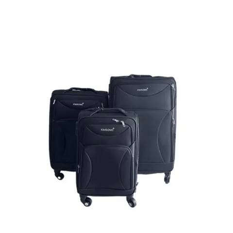 Stofftrolley Reisekoffer S M L Dehnfalte 4 Rollen Zahlenschloss Kimsonic &ndash; Bild 3