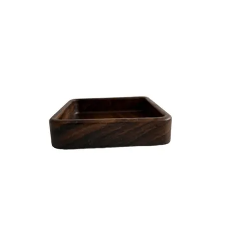 Holzschüssel Akazienholz 15x4,5cm rund Servierschale Snackschale Küche – Bild 5