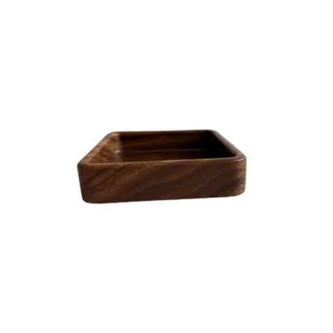 Holzschüssel Akazienholz 15x4,5cm rund Servierschale Snackschale Küche – Bild 6