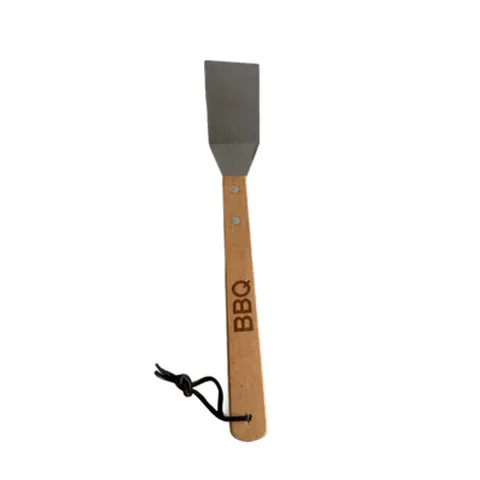 Grillbesteck 3-teilig Edelstahl Holzgriff BBQ Set Zange Gabel Wender Xani – Bild 8