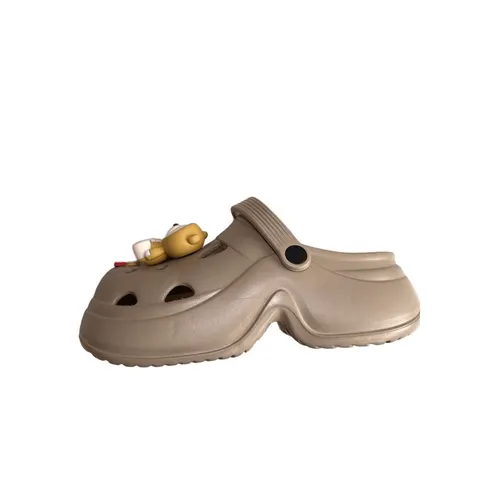 Damen Plateau Clogs EVA Bären-Charms Hausschuhe Gartenschuhe Gr. 36-41 Xani – Bild 11
