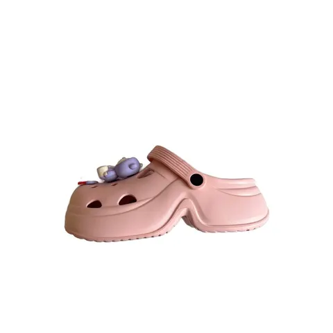 Damen Plateau Clogs EVA Bären-Charms Hausschuhe Gartenschuhe Gr. 36-41 Xani – Bild 18