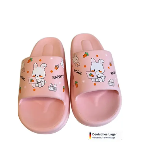 Hausschuhe Damen Xani Bunny Design EVA leicht weich rutschfeste Sohle Gr. 36-40 – Bild 5