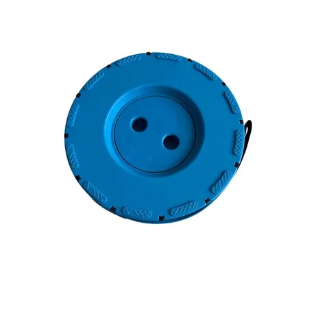 Teleskop-Hocker faltbar bis 120 kg höhenverstellbar Klapphocker Camping Blau &ndash; Bild 4