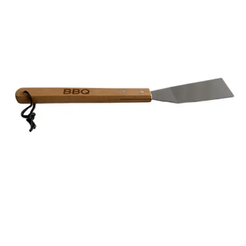 Grillbesteck 3-teilig Edelstahl Holzgriff BBQ Set Zange Gabel Wender Xani – Bild 9