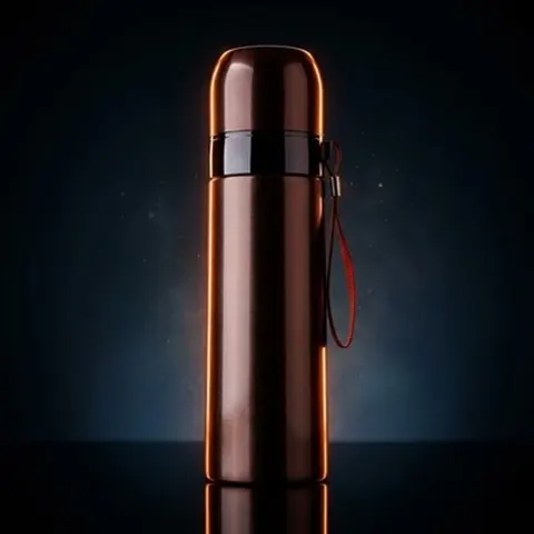 Isolierflasche 500 ml Edelstahl Thermosflasche für heiße und kalte Getränke Xani – Bild 3