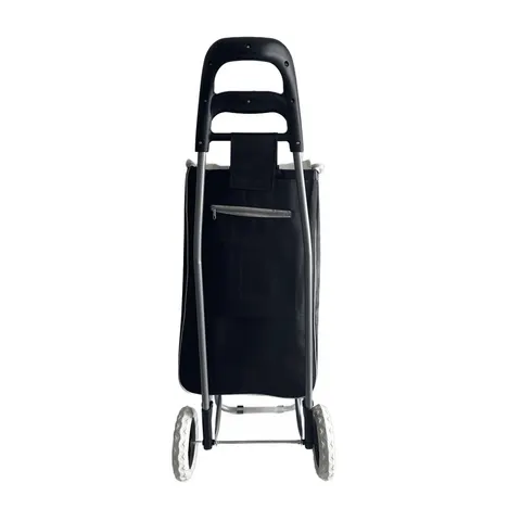Einkaufstrolley klappbar Xani Einkaufsroller 2 Räder Polyester Stahl 5 Farben – Bild 14