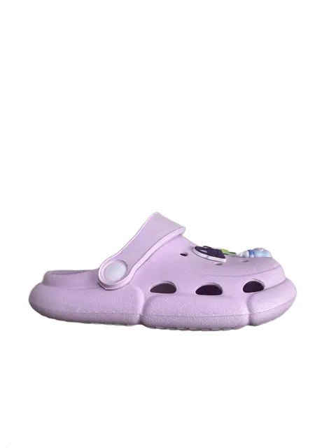 Xani Kinder Clogs EVA Flieder mit Charms Gartenschuhe Badeschuhe Hausschuhe – Bild 8
