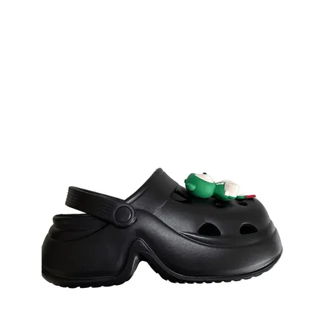 Damen Plateau Clogs EVA Bären-Charms Hausschuhe Gartenschuhe Gr. 36-41 Xani – Bild 24