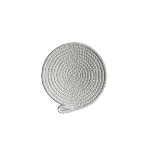 Topfuntersetzer 7er Set rund 20 cm geflochten Küche Tisch Untersetzer Schlaufe – Bild 4