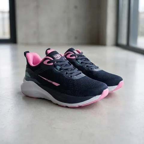 NBK Damen Sneaker Strick-Mesh Turnschuhe atmungsaktiv leicht Gr. 36-41 4 Farben &ndash; Bild 5