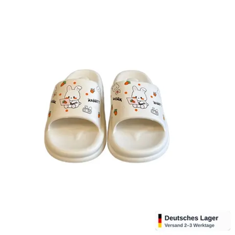 Hausschuhe Damen Xani Bunny Design EVA leicht weich rutschfeste Sohle Gr. 36-40 – Bild 6