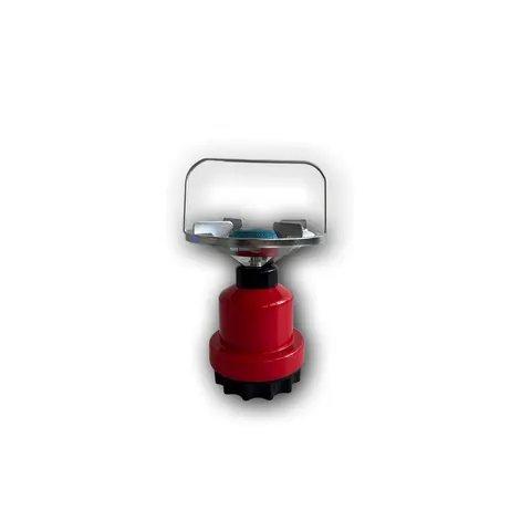 Gaskocher 1-flammig Campingkocher kompakt Rot Camping Gaskocher Luspan DY 04