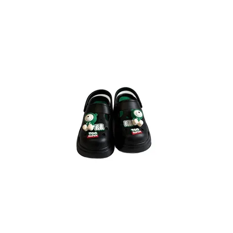 Damen Plateau Clogs EVA Bären-Charms Hausschuhe Gartenschuhe Gr. 36-41 Xani – Bild 19