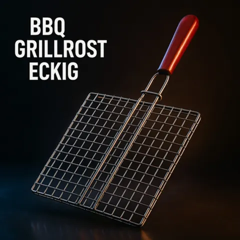 Grillrost 3er Set 28x21 cm Edelstahl Klappgriff BBQ Ersatzrost Holzkohlegrill – Bild 8