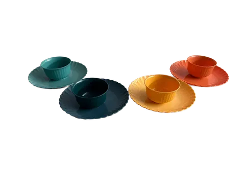 Plastikteller 4er-Set in vier Farben &ndash; Bild 4