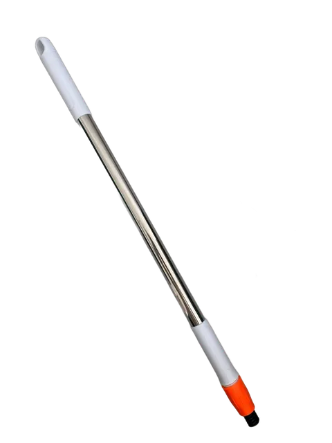 Wischmopp mit Stiel Mikrofaser Bodenwischer flach Blau Bodenmopp Metallstiel LJW – Bild 4