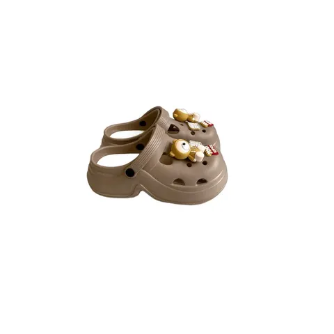 Damen Plateau Clogs EVA Bären-Charms Hausschuhe Gartenschuhe Gr. 36-41 Xani – Bild 9
