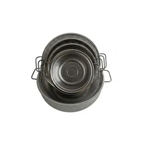 Edelstahl Schalen Set 5-tlg. 23-35 cm Xani Servierschalen stapelbare Schüsseln – Bild 4