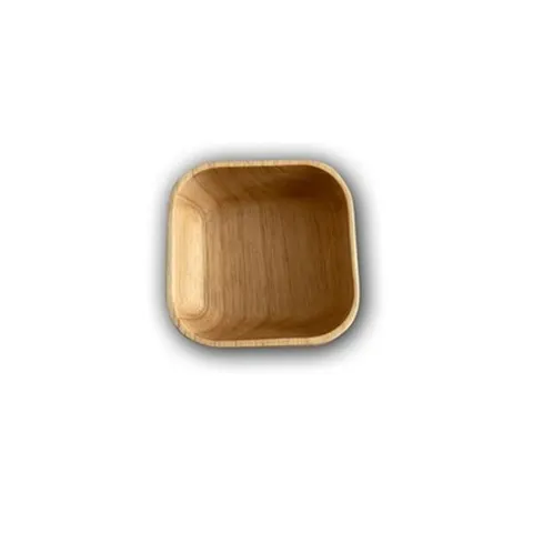 Holzschale rund 12,5x4,5 cm Akazienholz Xani Servierschale Snackschale für Dips – Bild 3