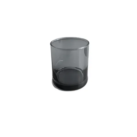 Wasserkrug Glas 1,3 L mit Deckel + 6 Trinkbecher 260 ml Set grau getönt – Bild 5