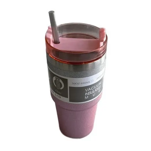 Isolierbecher 600 ml Xani Edelstahl mit & ohne Strohhalm auslaufsicher 3 Farben &ndash; Bild 11