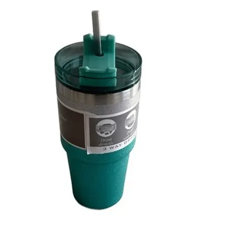 Isolierbecher 600 ml Xani Edelstahl mit & ohne Strohhalm auslaufsicher 3 Farben &ndash; Bild 10