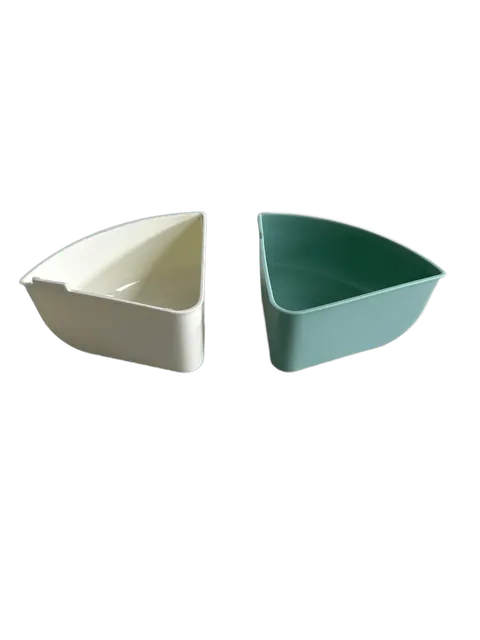 Servierplatte rund 5 Fächer Snackschale mit Deckel Blau 28,5 cm Kunststoff – Bild 5