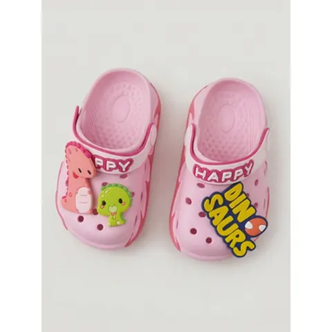 Kinder Clogs Dino Hausschuhe EVA Gr. 30-35 Mädchen Jungen Lila Hellblau Rosa – Bild 5