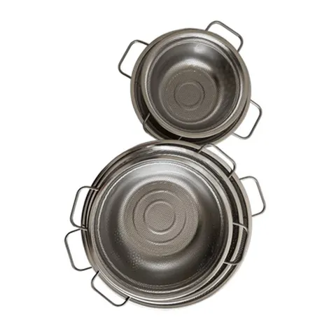 Edelstahl Schalen Set 5-tlg. 23-35 cm Xani Servierschalen stapelbare Schüsseln – Bild 7