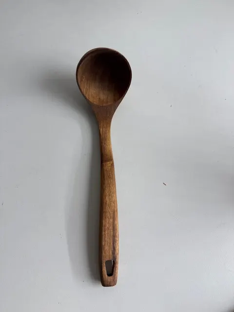 Holzlöffel 5er Set 7x30 cm für Kochen und Rühren, Küchenutensilien Xuhong &ndash; Bild 6