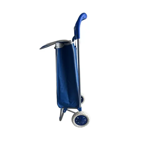 Einkaufstrolley klappbar Xani Einkaufsroller 2 Räder Polyester Stahl 5 Farben – Bild 11