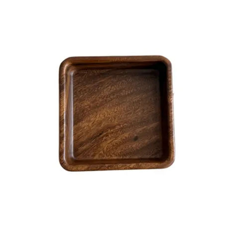 Holzschüssel Akazienholz 15x4,5cm rund Servierschale Snackschale Küche – Bild 7